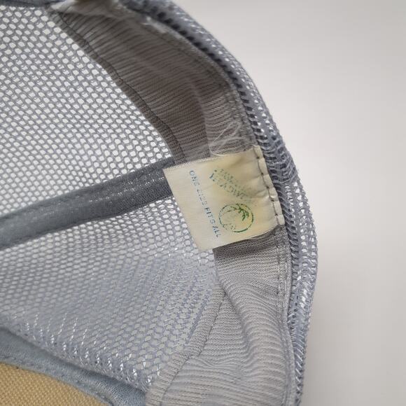 Hawaii Snapback Mesh Back Rope Trucker Hat Gray One Size Embroidered - Picture 9 of 10